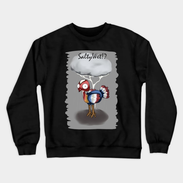 Gobble SaltyWet?! Crewneck Sweatshirt by LinYue